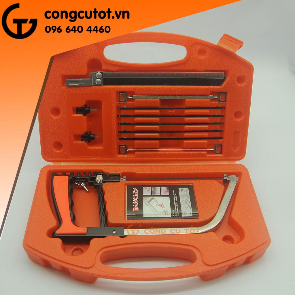 Bộ cưa đa năng cầm tay: cưa sắt, cưa gỗ, cưa thủy tinh, cưa nhựa tổng hợp