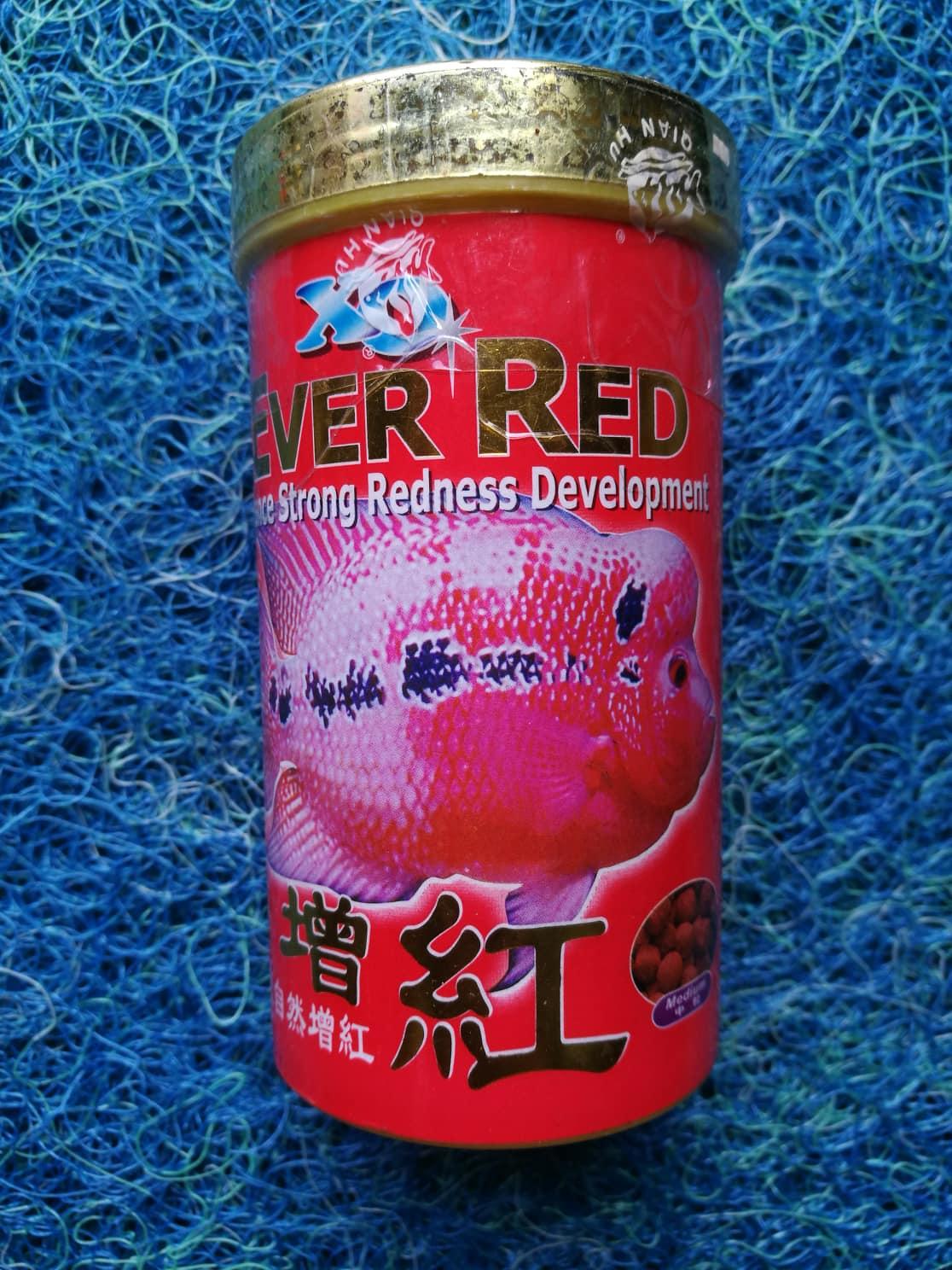 Thức ăn cho cá la hán tăng màu xo - ever red 120gram