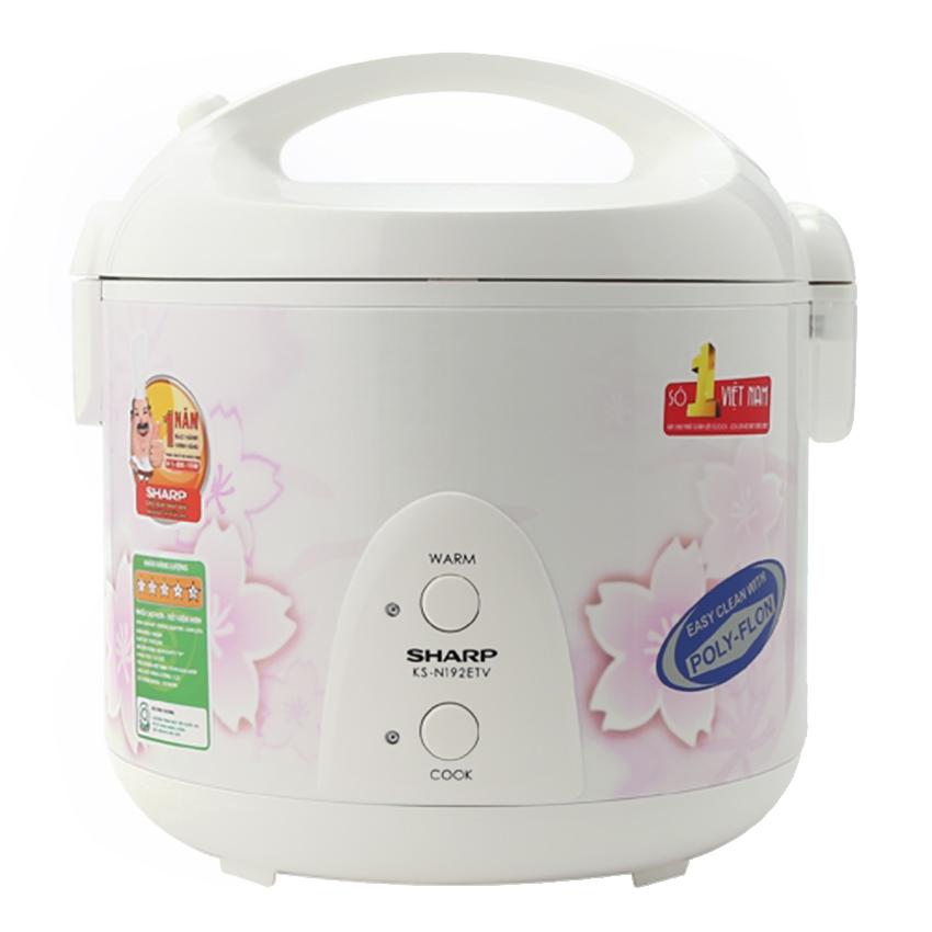 Nồi cơm điện có nắp gài sharp ks-n192etv sp 1.8l