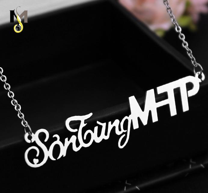 Dây chuyền Inox thần tượng Sơn Tùng MTP Không đen - Không rỉ sét