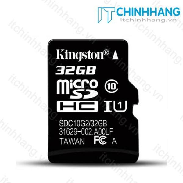 Thẻ nhớ 32GB  Micro SDHC Kingston Class 10 UHS-I 80MB/s - HÃNG PHÂN PHỐI CHÍNH THỨC