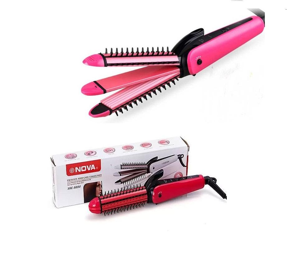May duoi toc 2 trong 1, lược điện nova 3 chức năng chất lượng cao mẫu 560