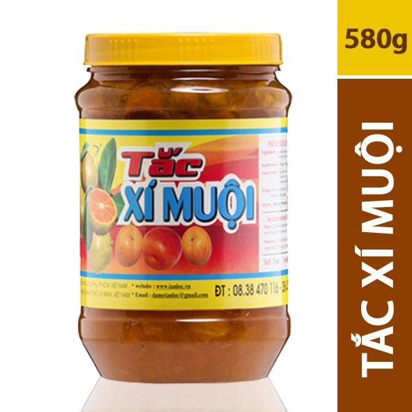Tắc xí muội tấn lộc hũ 580g