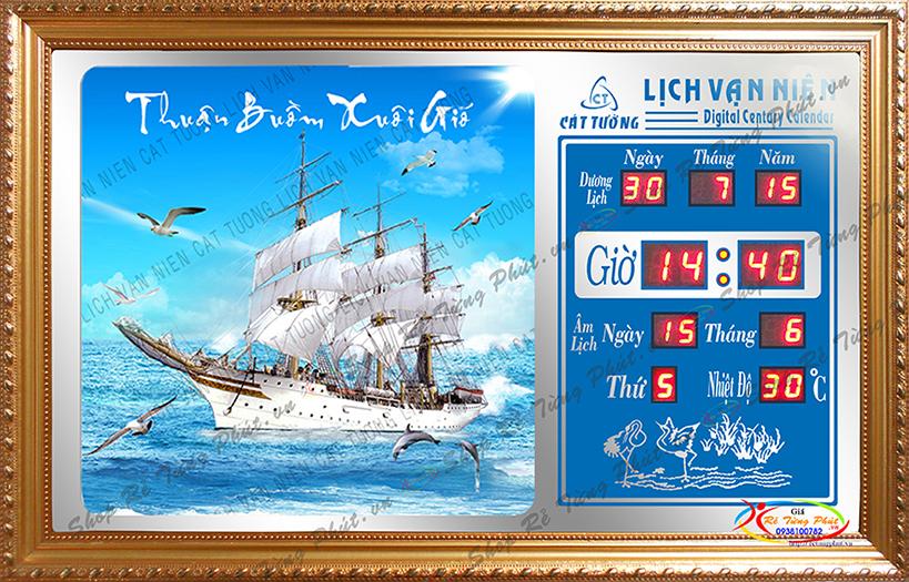 Lịch vạn niên - thuyền buồm 55402