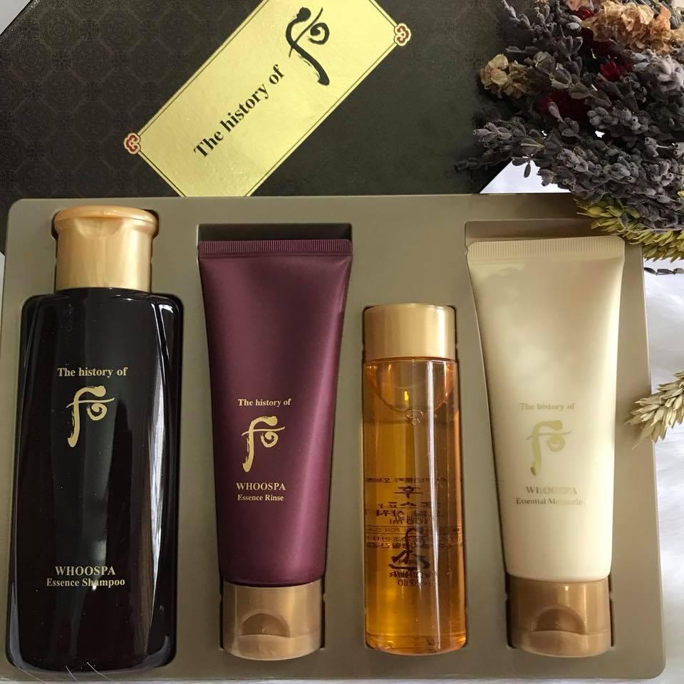 Set dầu gội, dầu xả, sữa tắm, dưỡng thể Đông Y Whoo