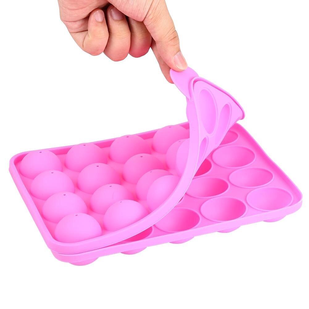 Khuôn cakepop mochi silicon 20 ô - khuôn cake pop