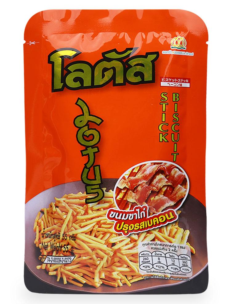 Bánh que thịt heo xông khói Doakbua gói 55g, sản phẩm chất lượng, an toàn khi sử dụng, giá cả hợp lý