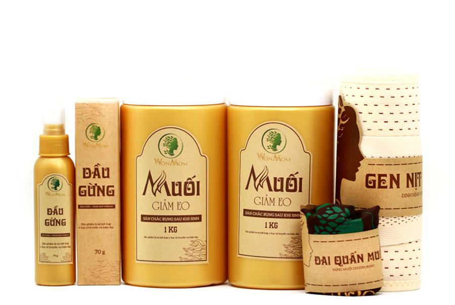 Bộ giảm eo sau sinh wonmom e007 5.2kg