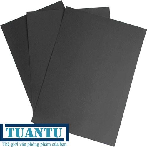 Giấy bìa màu đen a4 -125gsm - 100 tờ