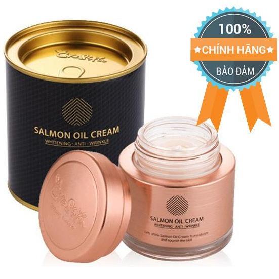 Kem Cá Hồi Salmon Oil Cream Cre8skin Cao Cấp 80g - Chính Hãng Hàn Quốc.