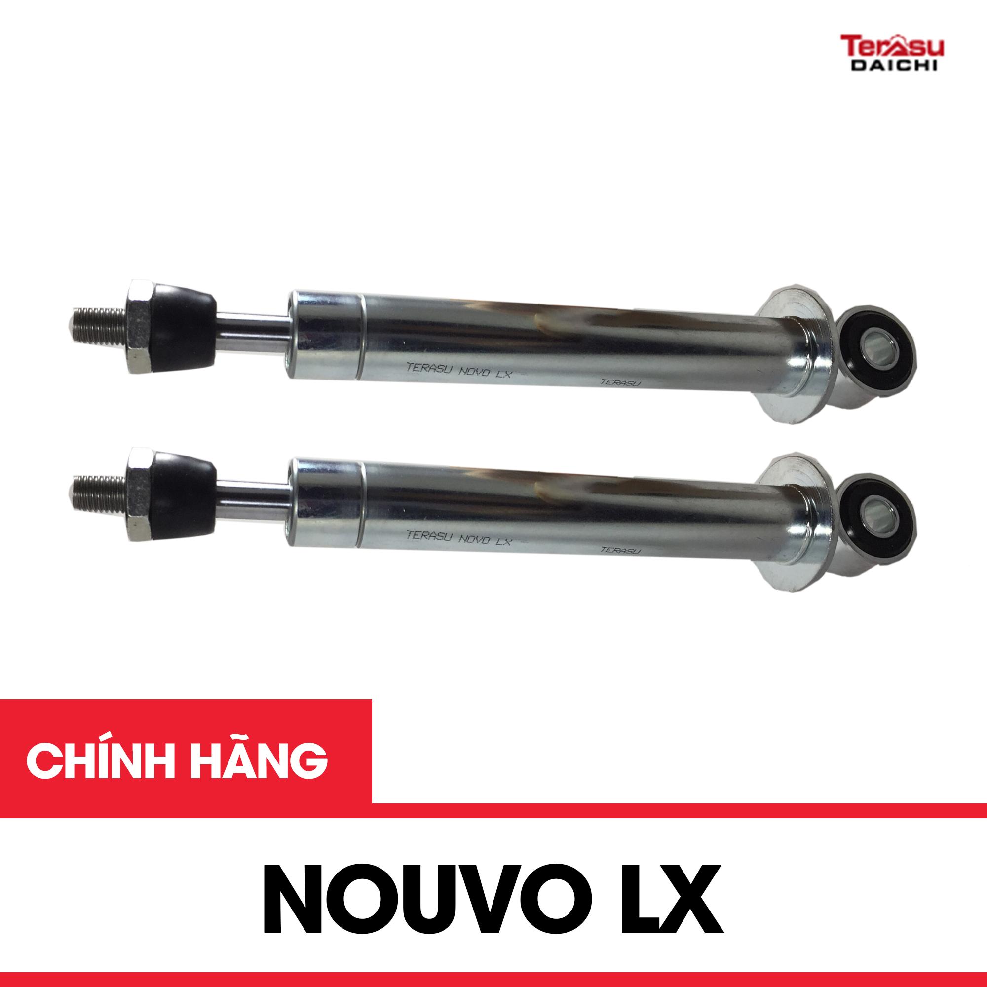 Bộ đôi ty giảm xóc sau dành cho xe máy Nouvo LX chính hiệu Daichi đi êm, không cứng, không chảy dầu, phân phối phụ tùng Daichi.vn