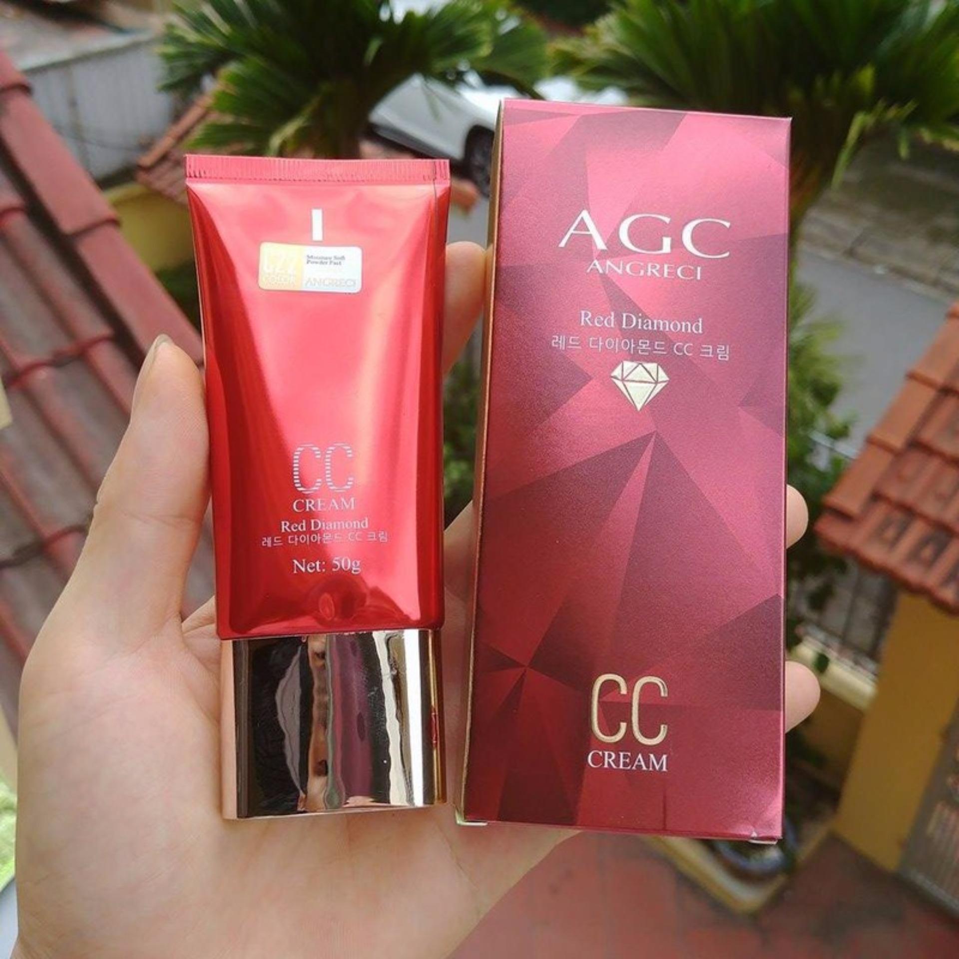 Kem nền AGC Red Diamond siêu che khuyết điểm Hàn Quốc (Đỏ)
