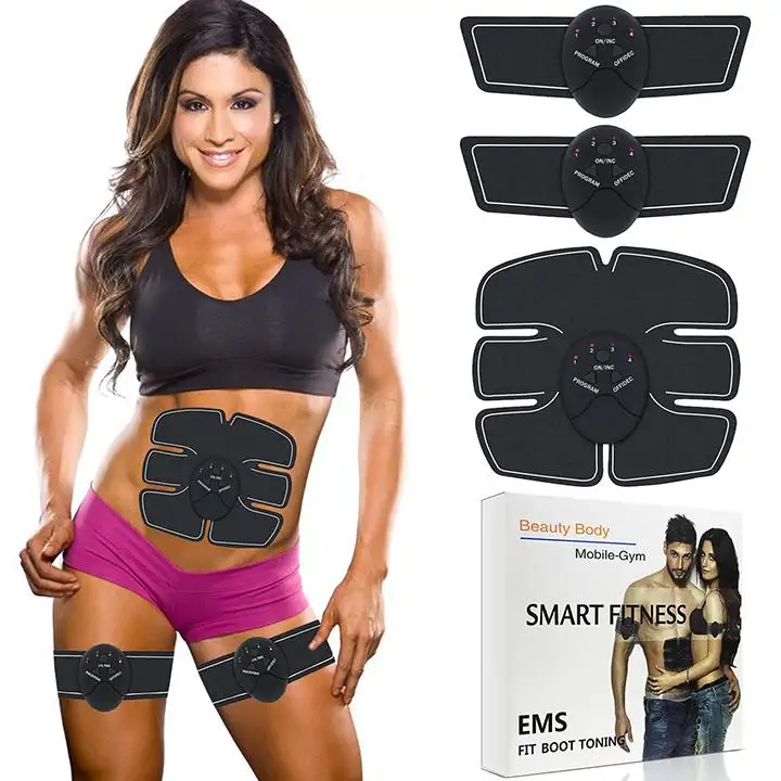 Miếng dán xung điện tập cơ bụng 6 múi mobile gym 6 pack ems