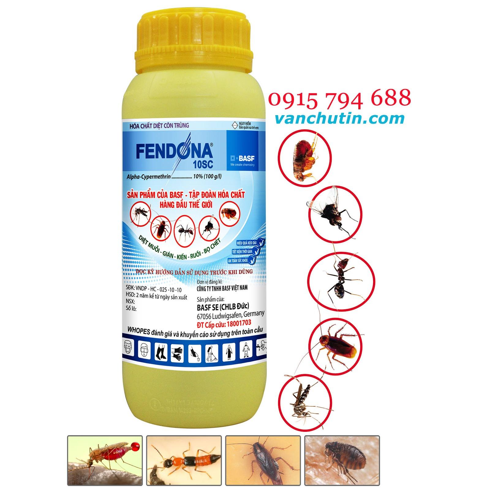 [HCM]Thuốc phun muỗi của bộ Y Tế Fendona 10SC 500ml Thuốc xịt muỗi kiến gián an toàn tại nhà thuốc xịt muỗi ruồi hiệu quả giá rẻ Dung dịch Fendona 10SC chính hãng