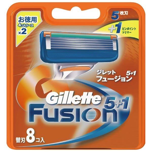 Vỉ 8 lưỡi dao cạo râu gillette fusion proglide 5+1.