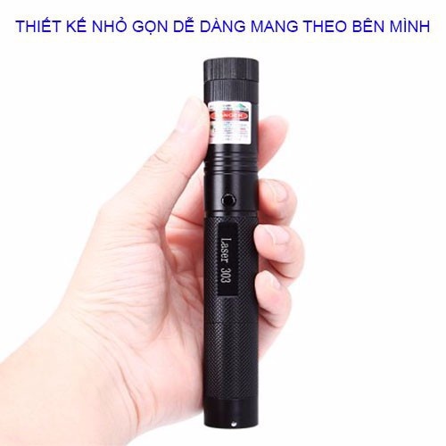 Kết quả hình ảnh cho Đèn pin chiếu tia laser 303