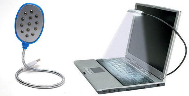 Đèn Led soi phím laptop 13 bóng cổng Usb