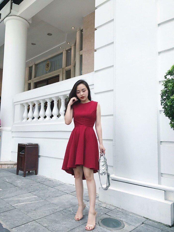 Đầm xòe công sở duyên sáng bcc ms104