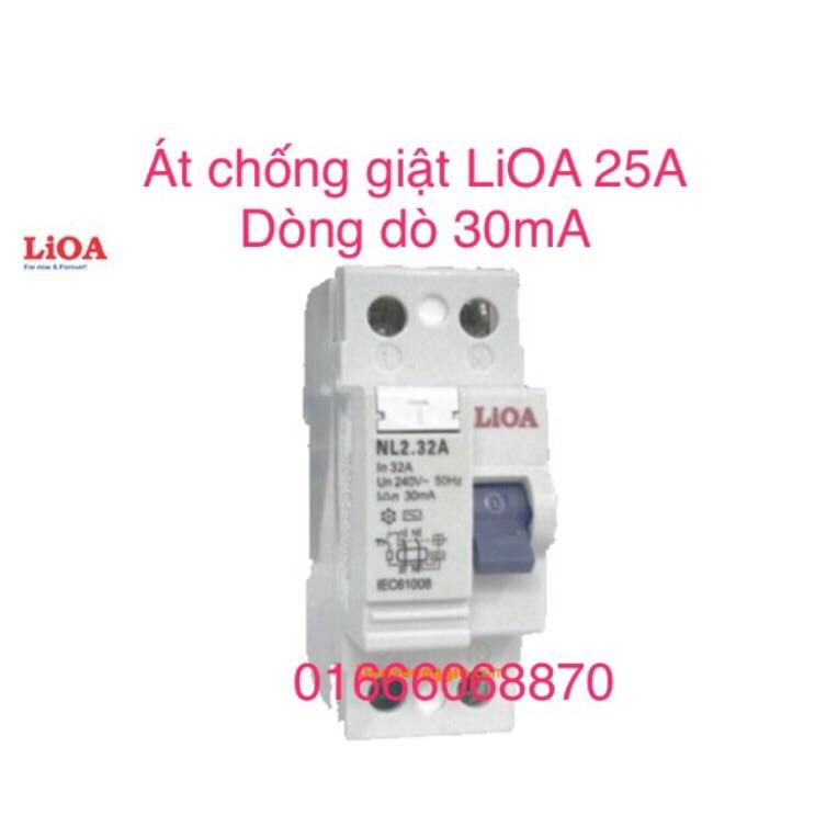 Át chống giật lioa 25a , cb chống dòng dò 30ma