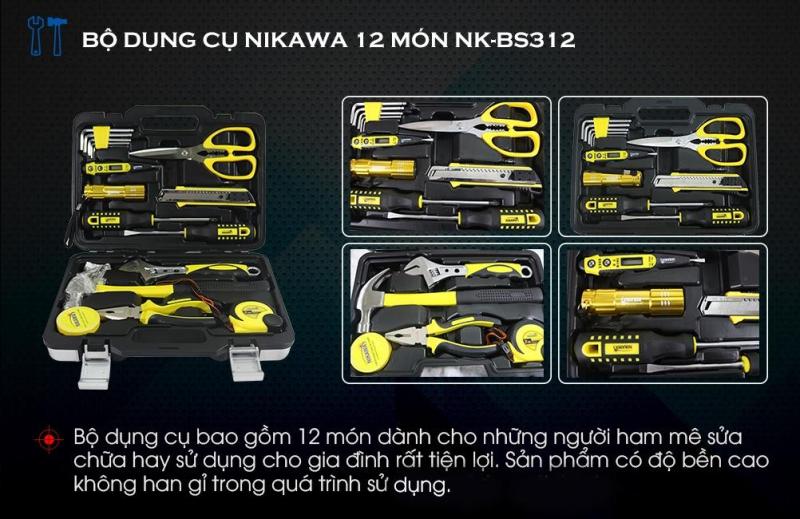 Bộ dụng cụ 12 món Nikawa BS-312