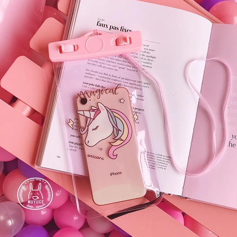 Giá Túi đựng điện thoại chụp hình dưới nước đi mưa chống nước cao cấp kèm dây đeo