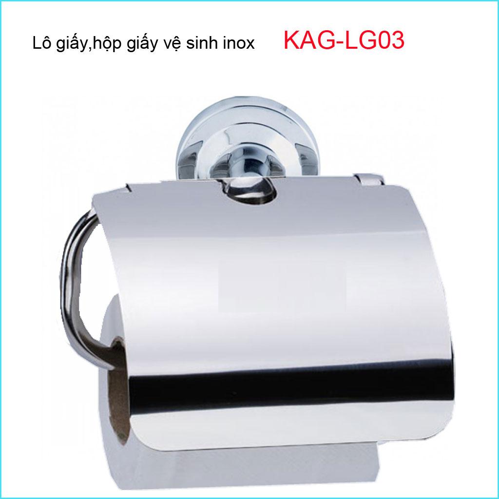HCMMóc treo giấy roto lô giấy nhà tắm kệ giấy phòng tắm KAG-LG03