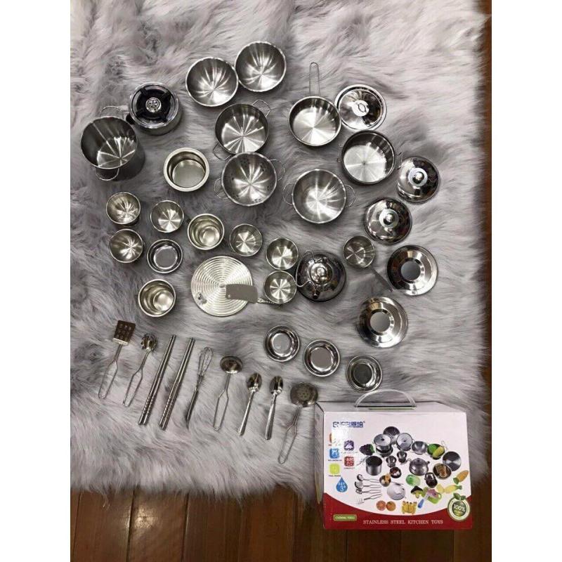Đồ chơi nấu ăn Inox cao cấp