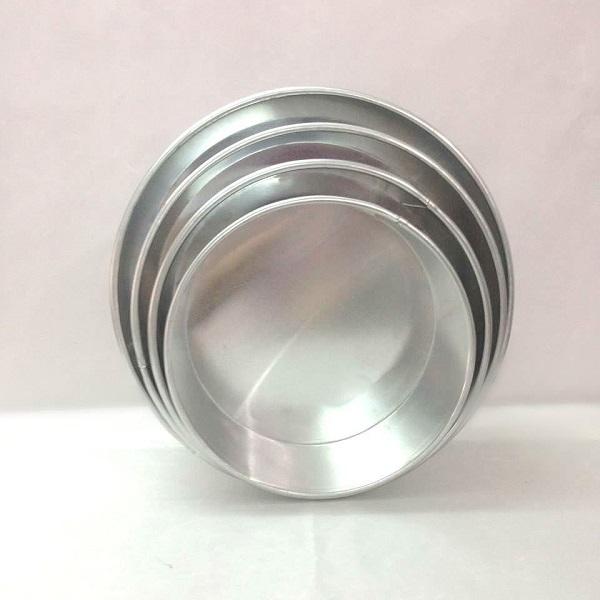 KHUÔN BÁNH NHÔM TRÒN ĐẾ LIỀN 14CM - LOẠI DÀY