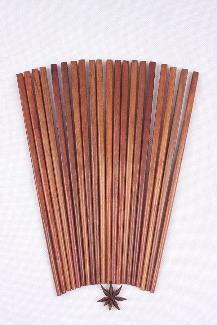 Bộ 10 đôi đũa gỗ hương cao cấp lâm nguyên d002