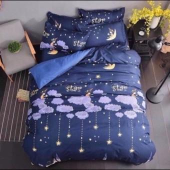 Bộ ga gối poly 1,6m sao star