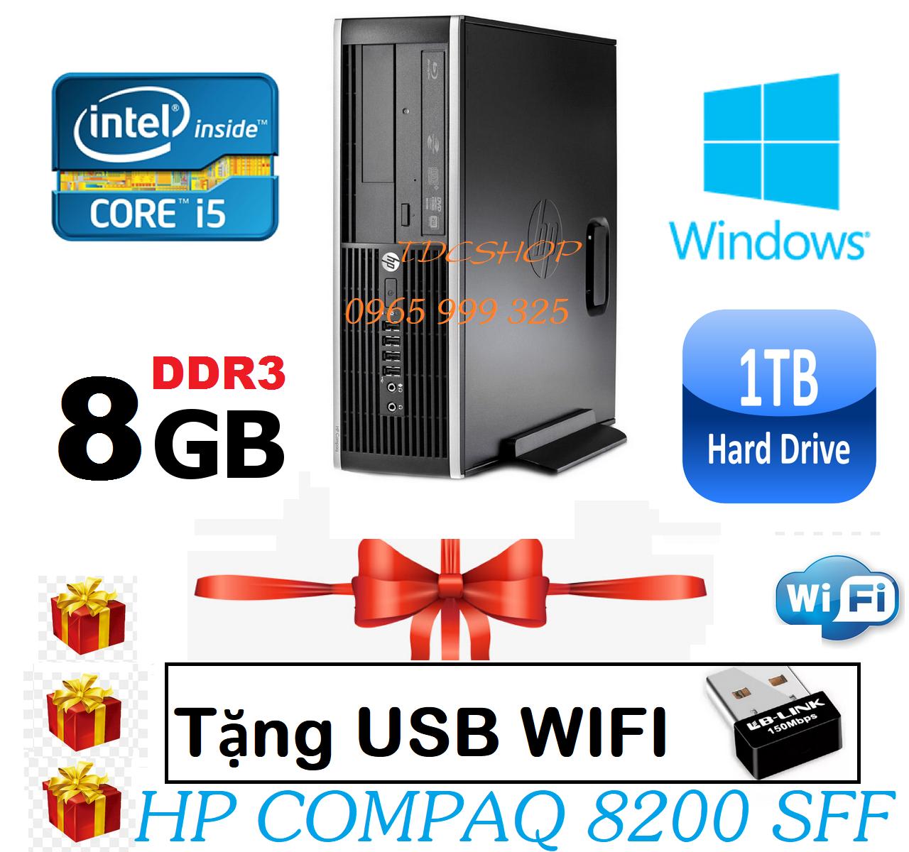 [Trả góp 0%]Thùng CPU HP 8200 Core i5 2400/ Ram 8gb/ Hdd 1000gb Tặng usb wifi Bảo hành 1 đổi 1 trong 24 tháng - Hàng Nhập Khẩu.