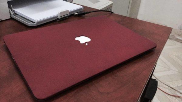 Case bảo vệ cho macbook 13 air - đỏ đô