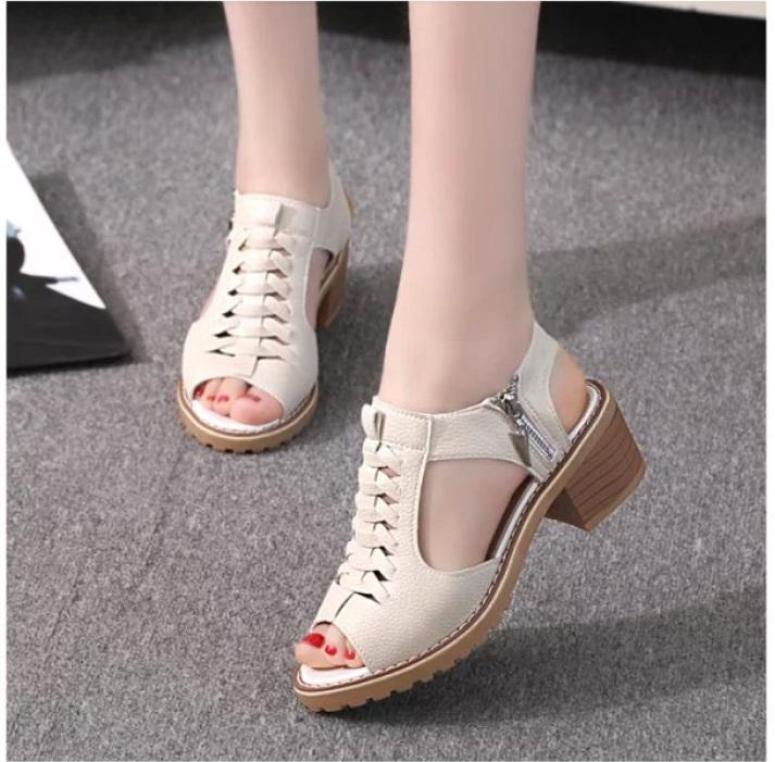 Giày Sandal nữ phong cách Hàn Quốc - SS2 giá rẻ