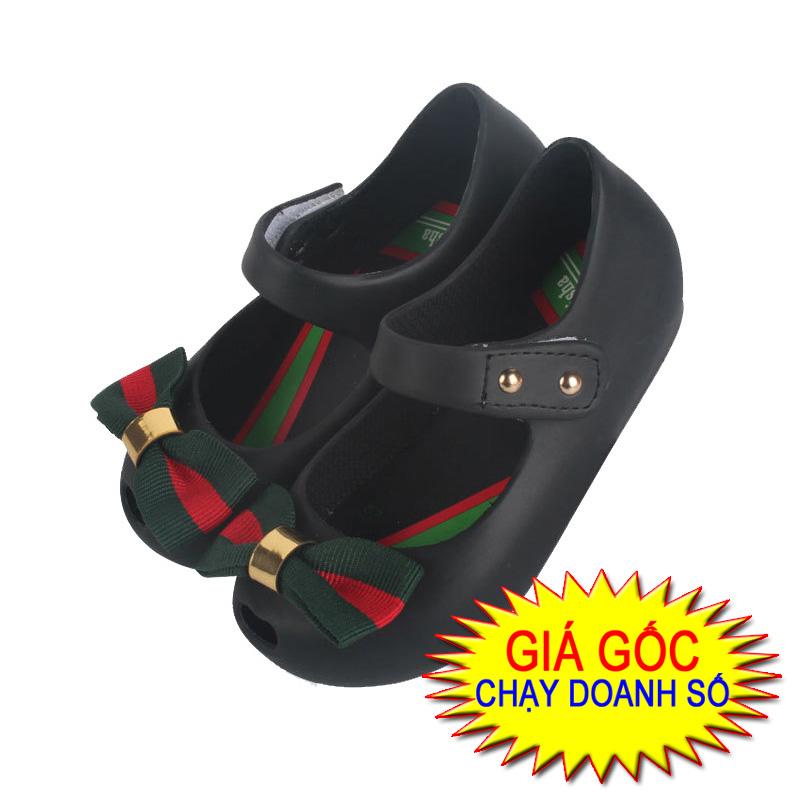 [HCM]【Có bỏ sỉ 】Giày nhựa dẻo jelly giày đi mưa giày búp bê cho bé gái nơ sọc