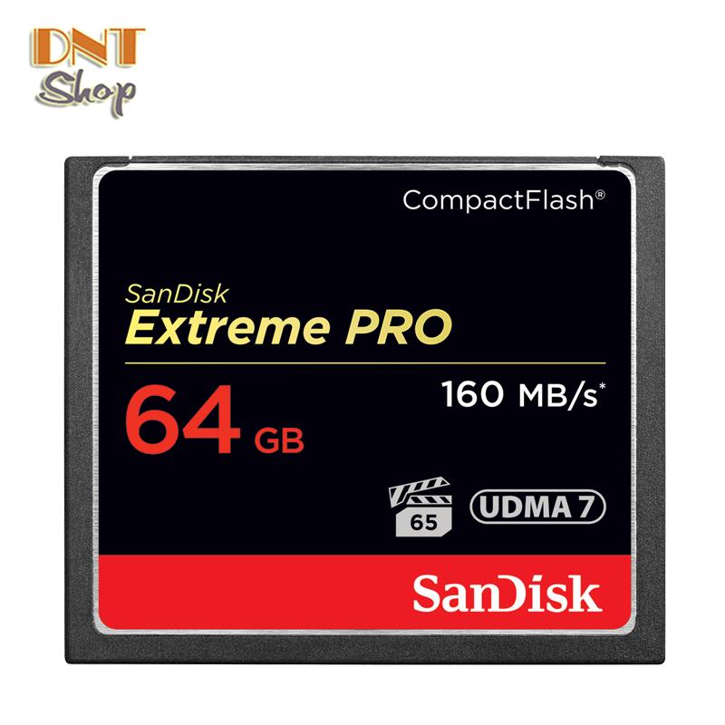 Thẻ Nhớ CF (CompactFlash) SanDisk Extreme PRO 64GB 1067X~160MB/s (SDCFXPS-064G-A46)