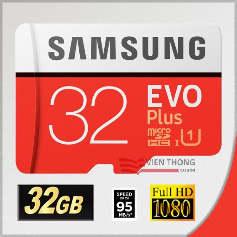 Thẻ nhớ MicroSDHC Samsung EVO Plus 32GB 95MB/s - Bảo hành 5 năm 1 đổi 1