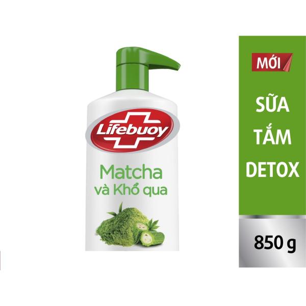 Sữa tắm detox Lifebuoy - Matcha & Khổ qua 850g cao cấp