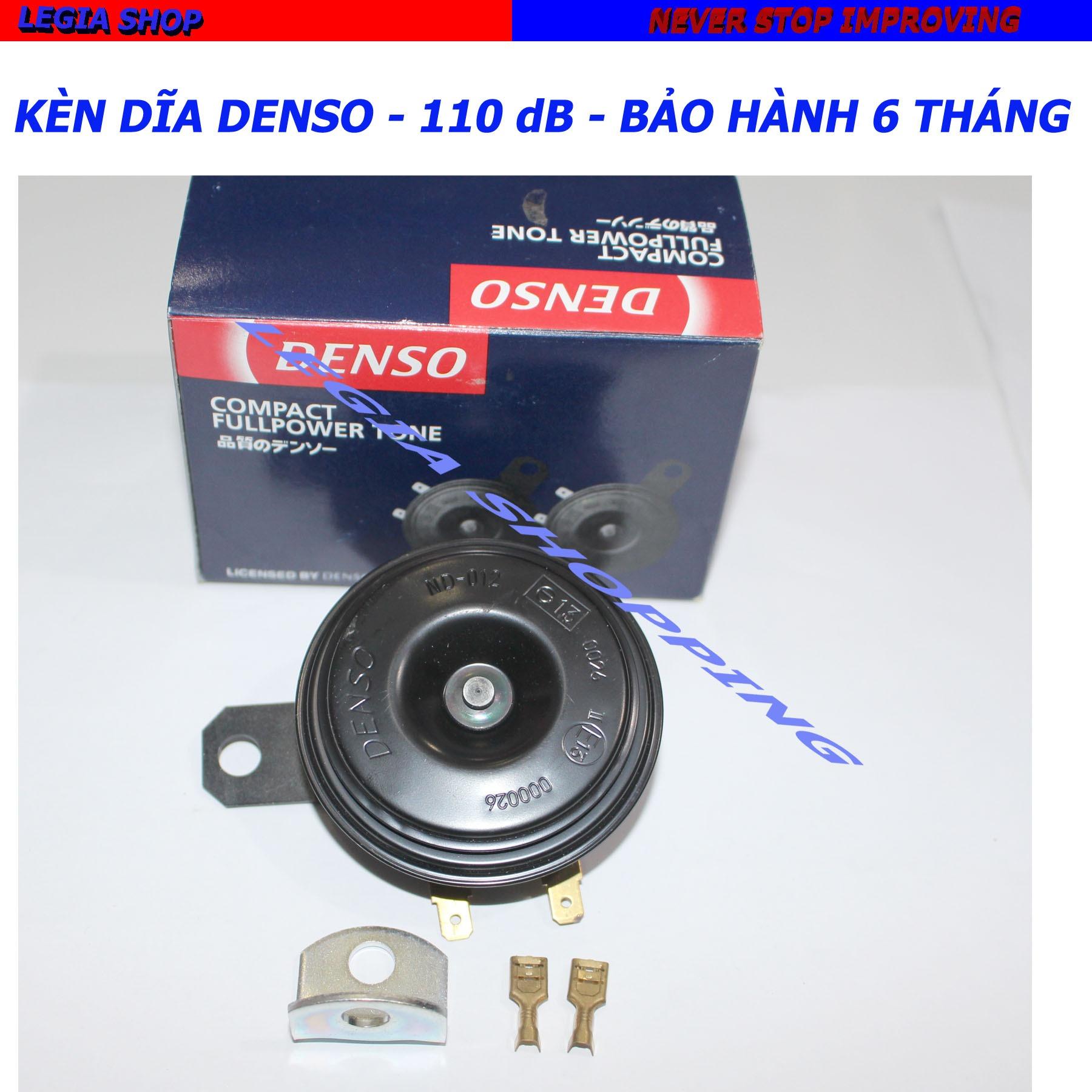1 cái kèn - còi độ xe máy hiệu denso - bảo hành 12 tháng