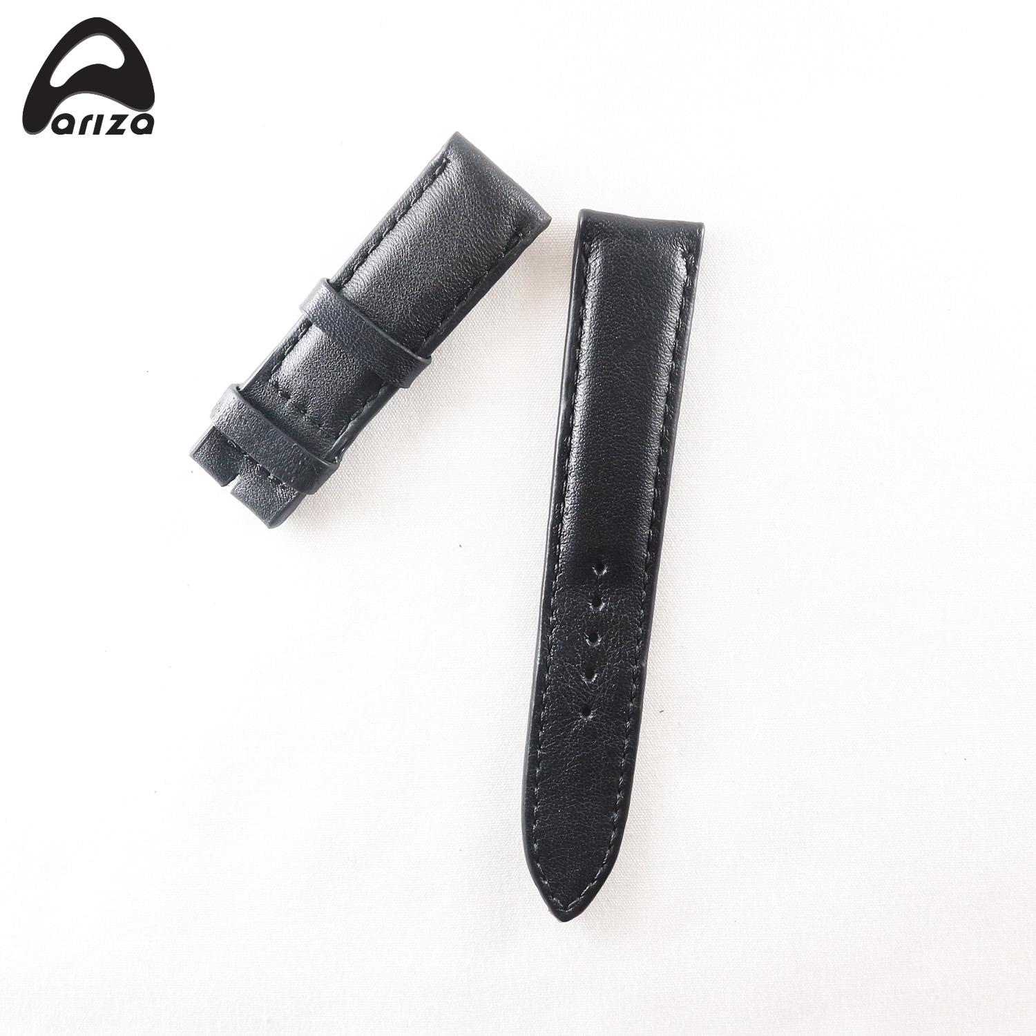 Dây đồng hồ da da bò thật 100% ariza size 18mm