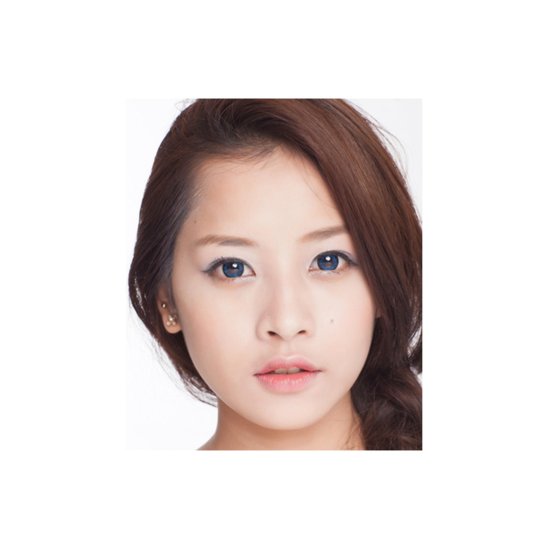 Lens màu xanh dương không độ