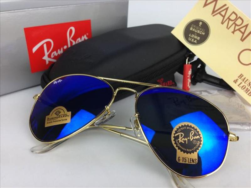 Giá bán Mắt Kính Nam Nữ RB Aviator Tráng Gương Tròng Thủy Tinh Cao Cấp