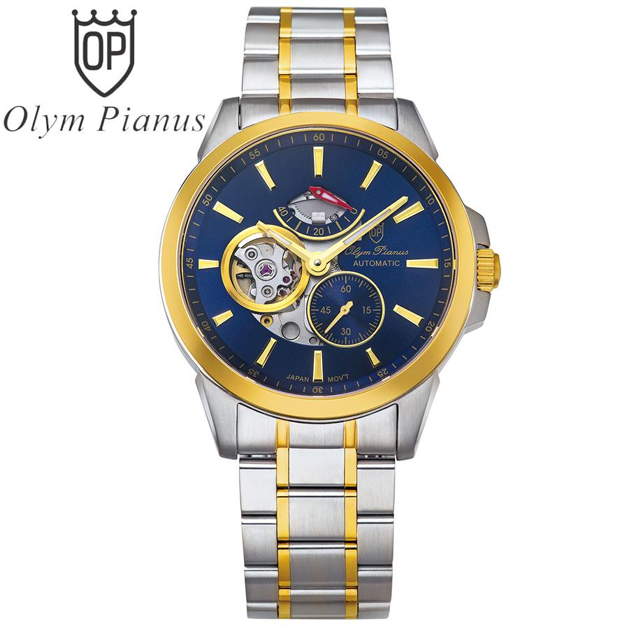 Đồng hồ nam mặt kính sapphire Olym Pianus OP9908-88.1AGSK xanh lam bán chạy