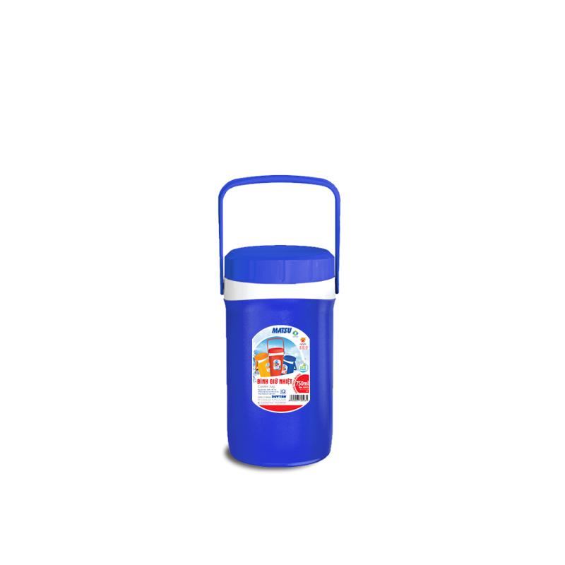 Bình nhựa giữ nhiệt 075 lít duy tân