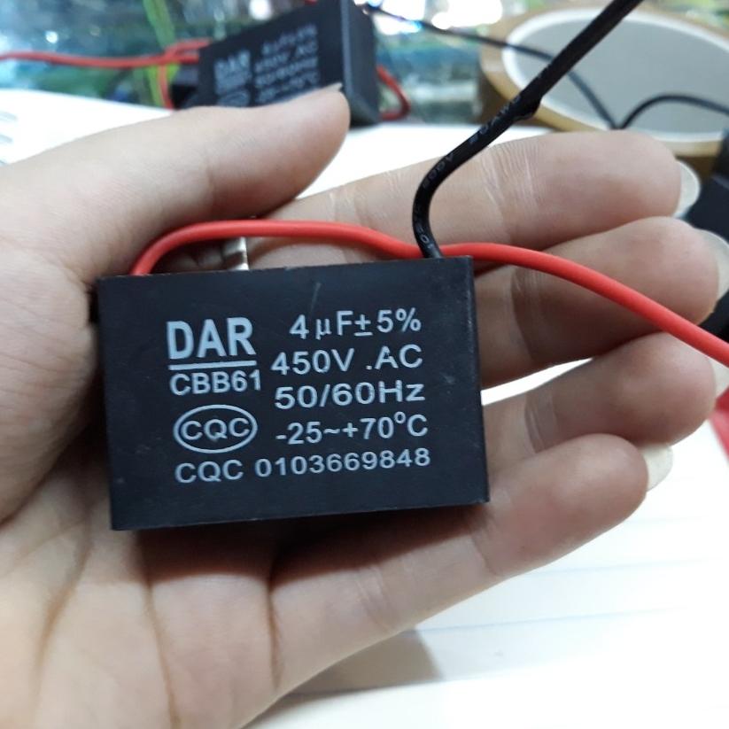 5 Tụ Quạt 4m 450V