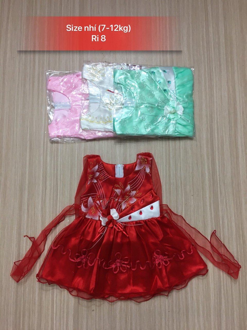 Váy voan công chúa cho bé gái từ 6-12kg