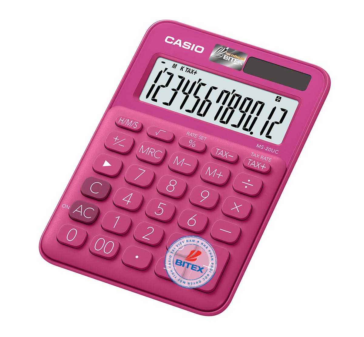 MÁY TÍNH CASIO MS-20UC CHÍNH HÃNG