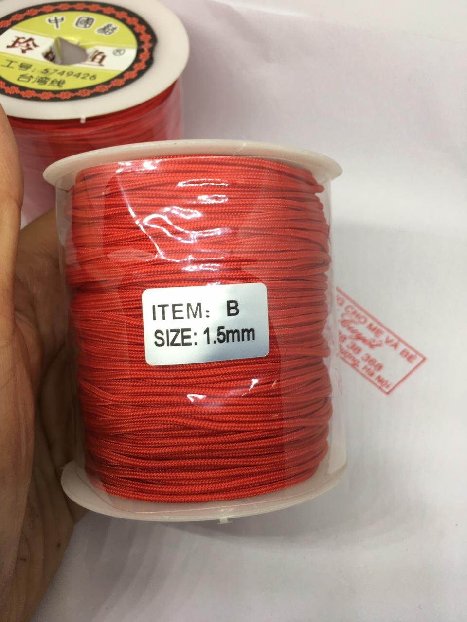Cuộn dây đan vòng 100m size 1,5mm