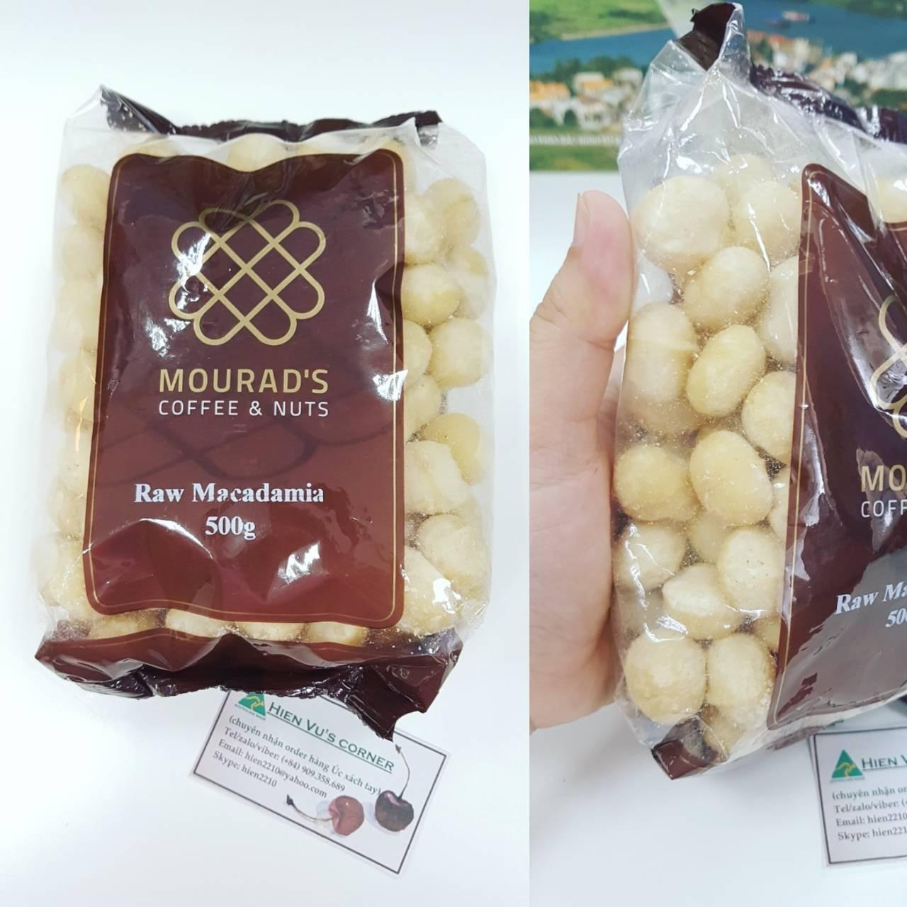 Macca Mourad Úc nguyên hạt tách vỏ loại cao cấp