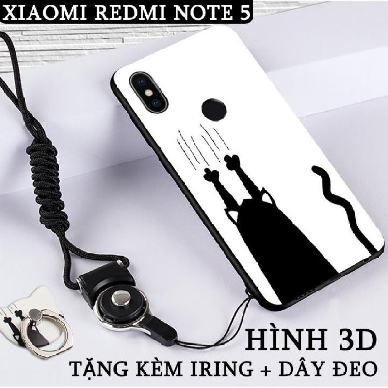 Giá (19 mẫu) Ốp lưng dùng cho Xiaomi Redmi Note 5 Hình 3D (H) kèm iRing + dây đeo - Nhựa TPU dẻo