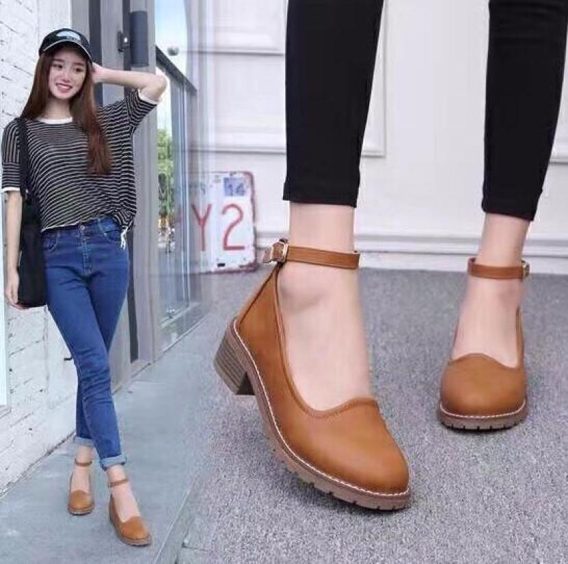 Giày búp bê Ễn có Quai đế Chiến Binh-đen giá rẻ